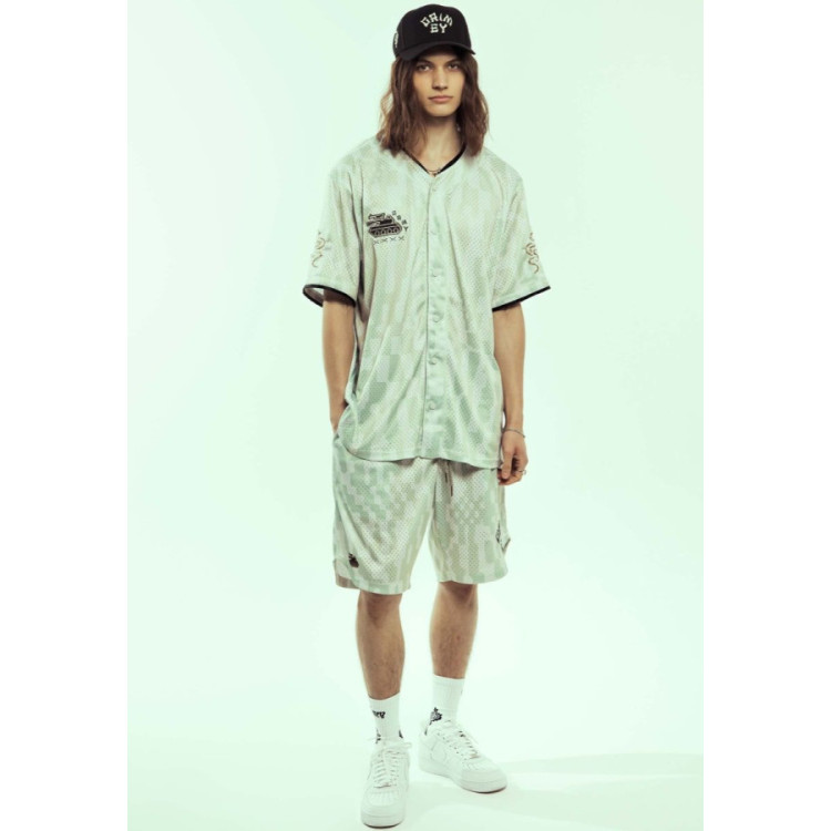 GRIMEY LUCKY DRAGON MESH BASKET SHORTS