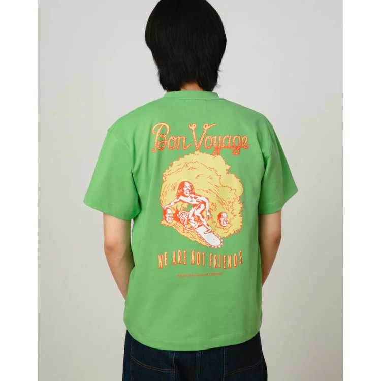 WE ARE NOT FRIENDS CAMISETA BON VOYAGE GREEN