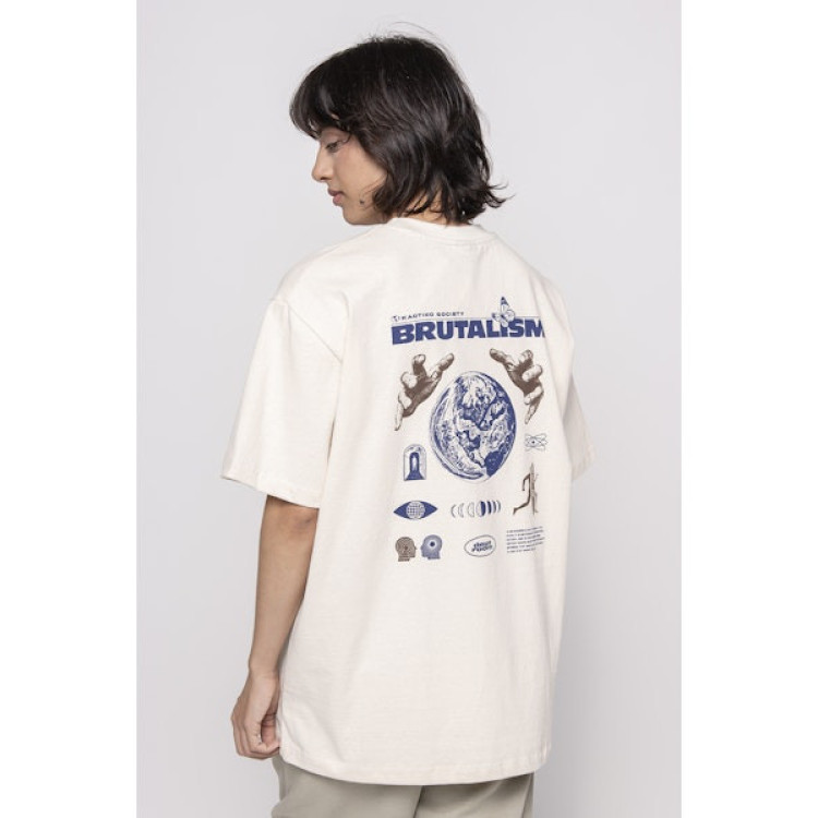 CAMISETA KAOTIKO BRUTALISM BEIGE