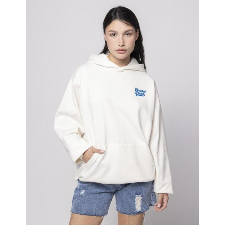 SUDADERA KAOTIKO HAPPY PLACE IVORY