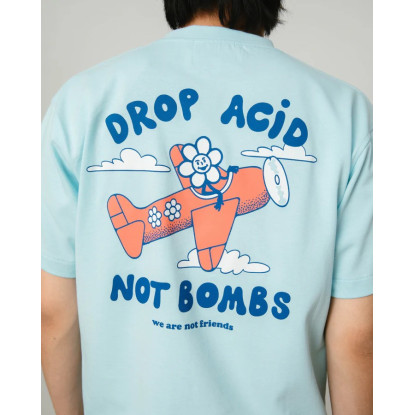 WE ARE NOT FRIENDS CAMISETA DROP ACID LIGHT BLUE