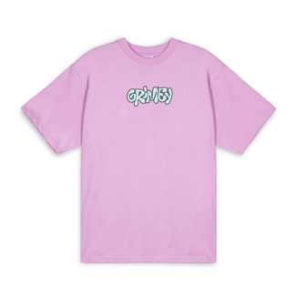 GRIMEY BLOODSUCKER OVERSIZED VIOLET TEE