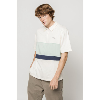 POLO CREW HEROLD IVORY COLORBLOCK