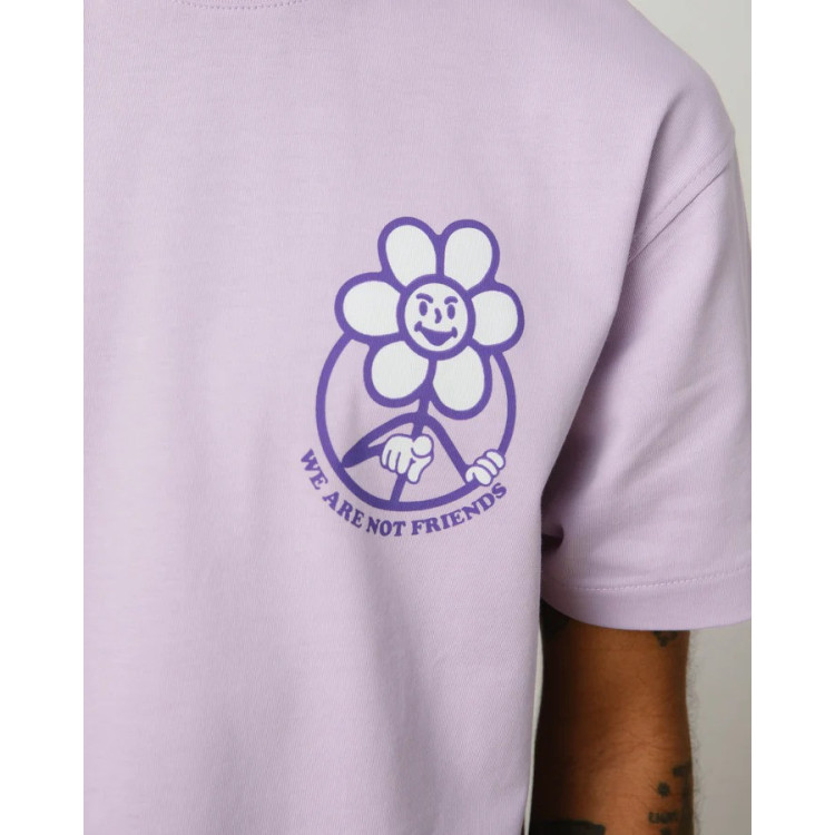 WE ARE NOT FRIENDS CAMISETA LOGO LAVENDER