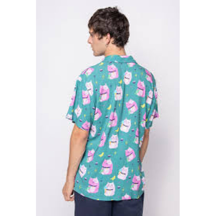 CAMISA KAOTIKO CATS CHINESE JADE