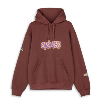 GRIMEY VINTAGE HOODIE BROWN BLOODSUCKER