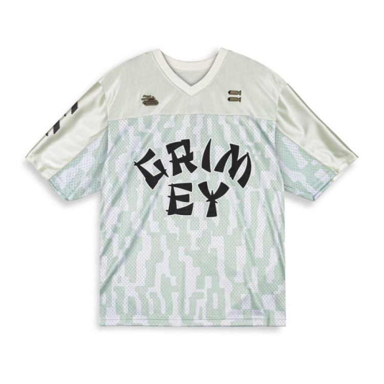 GRIMEY LUCKY DRAGON MESH FOOTBALL JERSEY