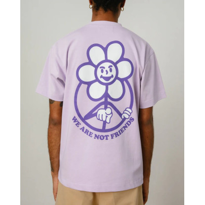 WE ARE NOT FRIENDS CAMISETA LOGO LAVENDER