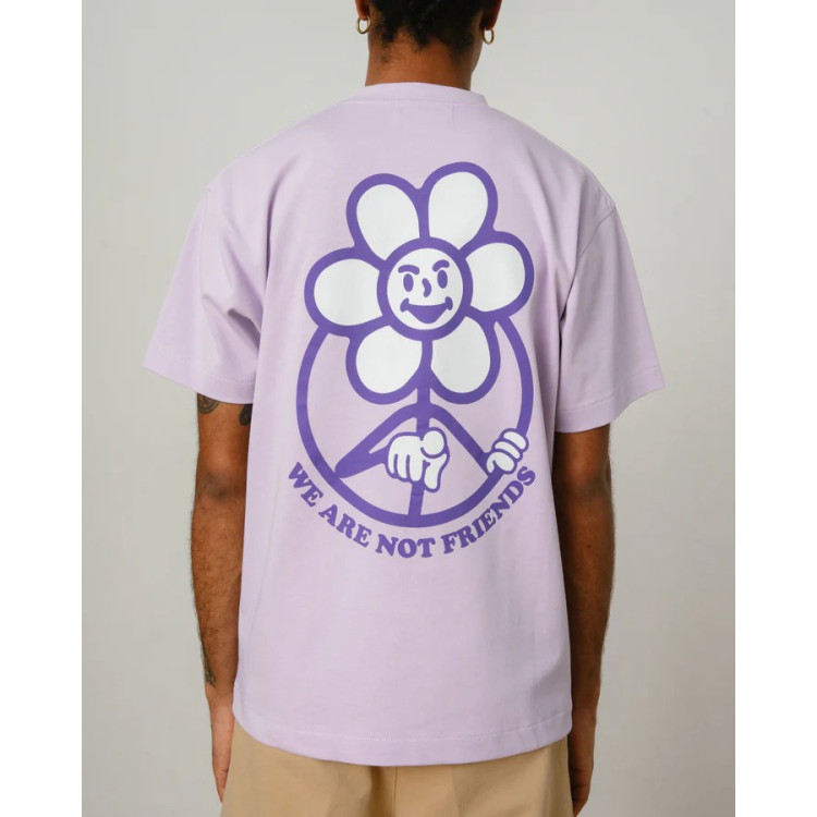 WE ARE NOT FRIENDS CAMISETA LOGO LAVENDER