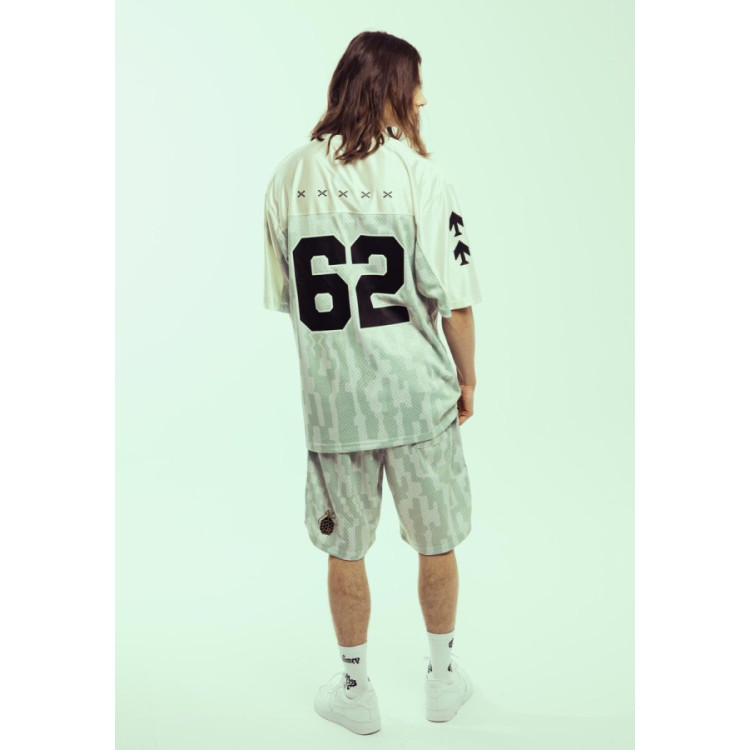 GRIMEY LUCKY DRAGON MESH FOOTBALL JERSEY